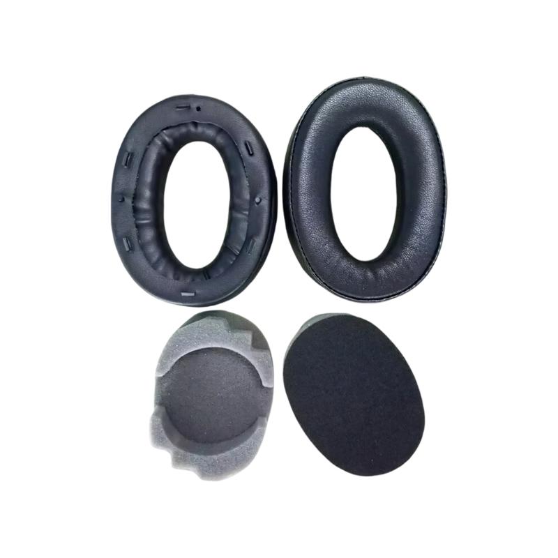 1 Pair Soft Sponge Replacement Ear Pad for MDR-1000X Bluetooth-compatible Wireless Headphones Ear Pad Headset Accessorie