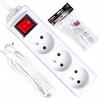 Keltin 3-Socket 5 M White Extension Cord with Switch Power Strip