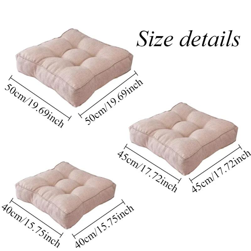 1pcThickened Square Non-slip Chair Cushions Dining Chair Seat Cushions,Suitable for LuxuryHotel Restaurants,LivingRooms,Kitchens