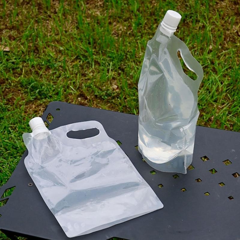 Convenient Portables Water Holder Outdoor Hiking Folding Water Bucket Bag for Camping Family Trip