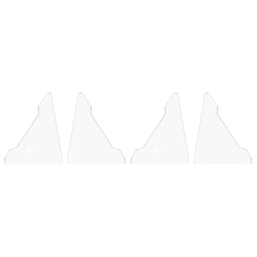 2,4PC Universal Car Door Corner ,collision Covers Transparent Silicone Protector ,Scratch Stickers Door Cover