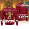 Oh Snap Funny Gingerbread Christmas Ugly Sweater Men Clothes Cute Neon Print Loose Sport Sweater Festival Unique Gift Sweatshirt