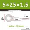 Extra Thick Galvanized Iron Flat Washer, Round, M3-M62