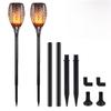 Outdoor Solar LED Flame Torch Garden Lamps with Unique Design IP65 Rating Rechargeable for Landscape