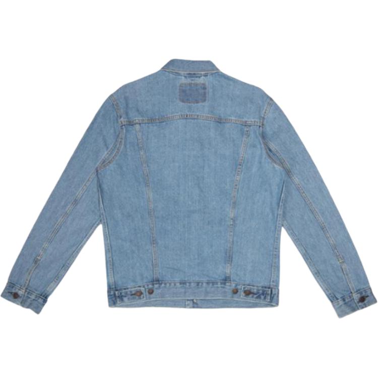 Levi's Denim Jackets Men's Blue V-neck Moderate Straight Fit 72334-0131