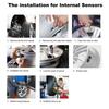 Android Navigation Alarm System Tire Pressure Monitoring System Wireless Transmission TPMS With 4 Sensors USB Android Car TPMS