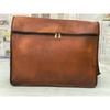 Leather Messenger Shoulder Laptop Bag Briefcase Crazy Goat Leather Men Vintage