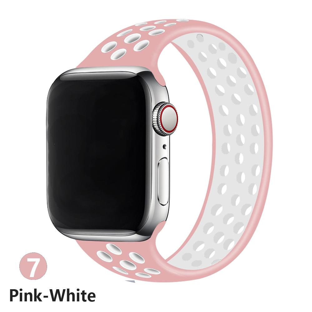 Cinturino Per Apple Watch Band 45mm/41mm 44mm 40mm 49mm 42mm 45 mm silicone Elastico solo bracciale iWatch ultra 2 Serie 3 SE 6 7 8 9