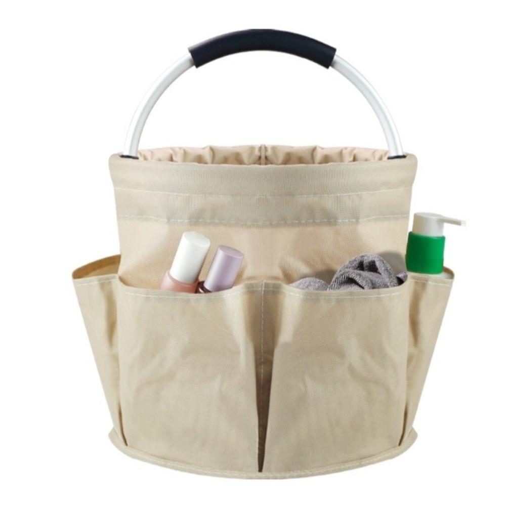 Multifunction Picnic Folding Basket Multi Pocket Electrician Toolkit Bucket  for Bathroom
