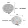 Flower/Round Shape Tray Silicone Mold Diy Handmade Storage Tray Plaster Epoxy Resin Molds Crafts Making Home Decor