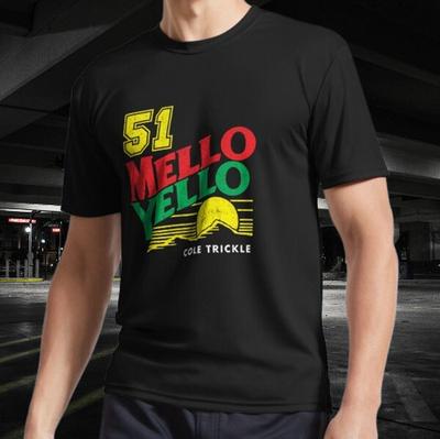 51 Mello Yello - Cole Active T-Shirt Mens Womens Tees Top - 1900s Active T-Shirt Mens Womens Tees Top Funny Size S To 5XL