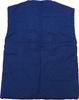 Authentic padded happi sleeveless Patchwork B free made in [Yoshiwaka] Kurume-made coat, poncho! (navy), men's size, Japan.