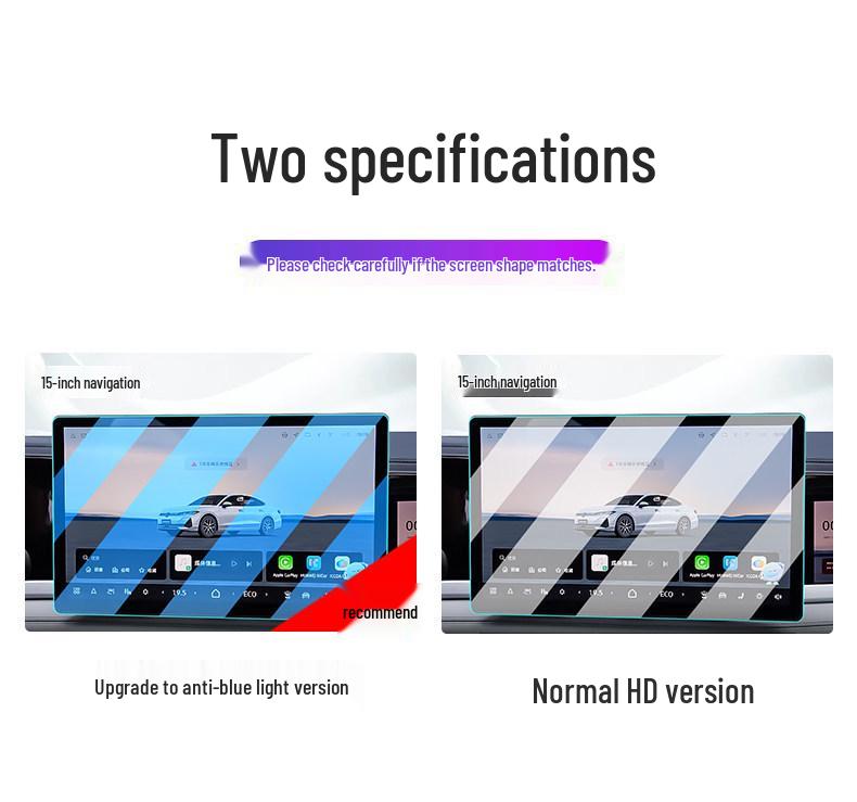 Compatible with 26 JMC Dadi Models: Central Control Tempered Film Car Navigation Screen Protector.
