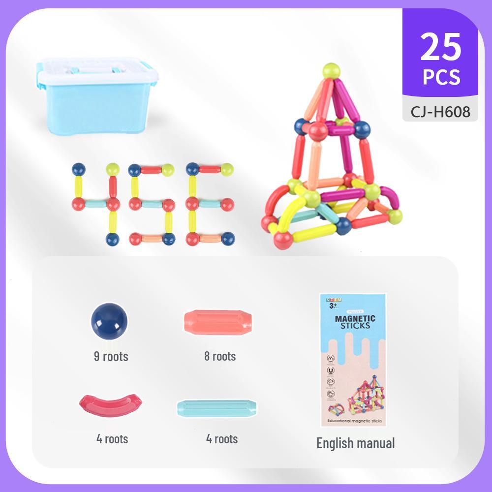 Dynamic Magnetic Building Blocks - Educational & Interlocking Play Set