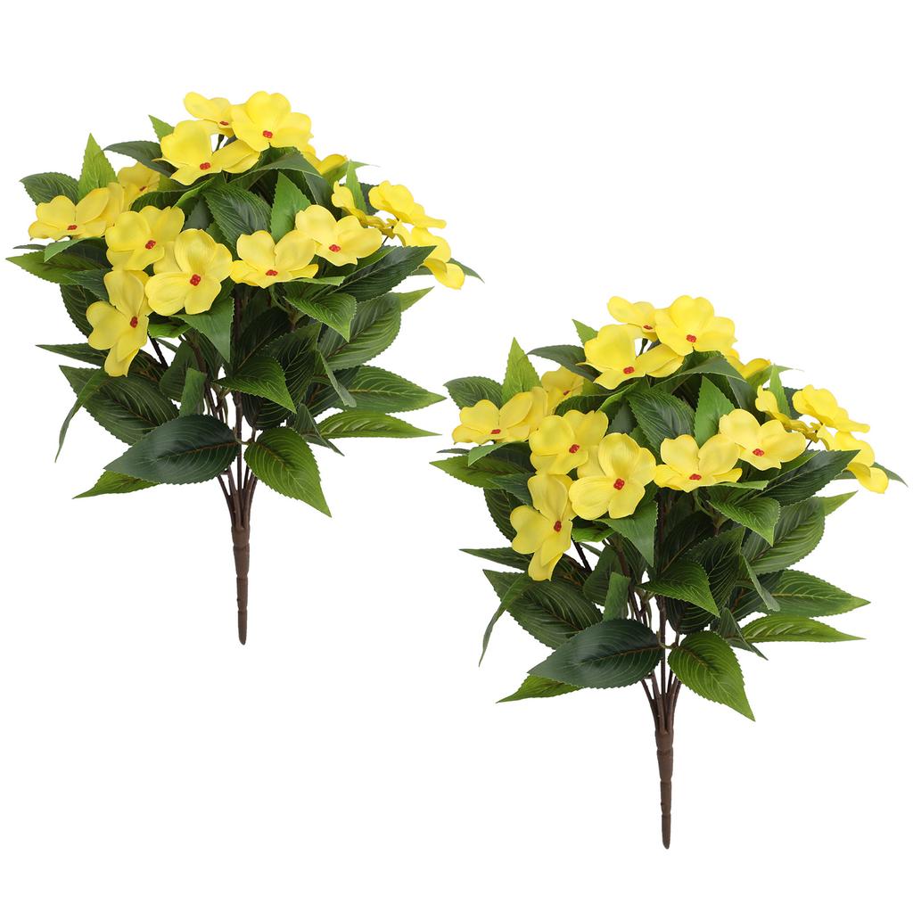 Flower Pot Decor Garden Gnome Frog Statue Artificial Eucalyptus Bundle Faux Corsage Wrist Flower Cotton Rope Storage