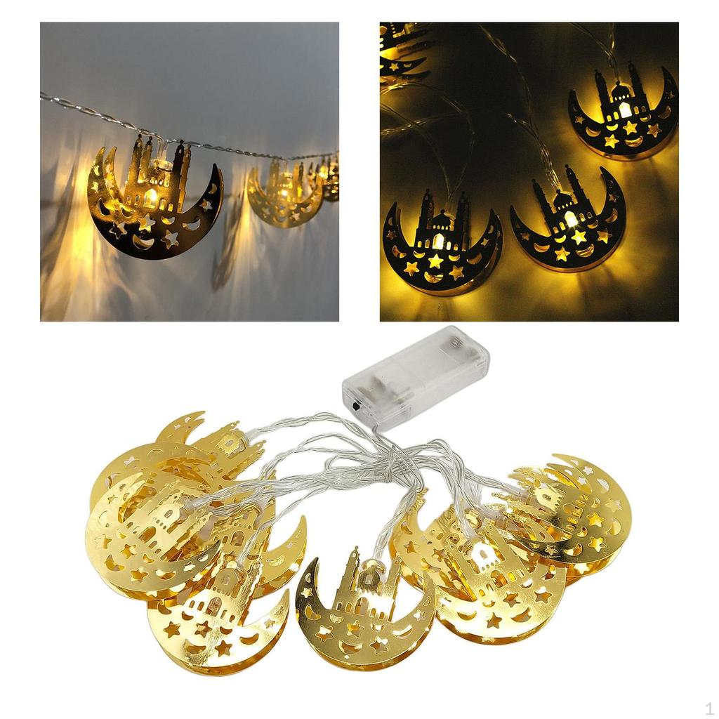 Night Light Decoration Muslim Ramadan Festival LED Mubarak Decorative Garland