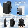 Large Capacity Travel Backpack Underseat Cabin Bags Carry-On Airplane Backpack, Work Bussiness Laptop Backpack Casual School Bag