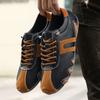 Fashion Casual Shoes for Men Soft Soled Sports Outdoor Couple Plus Size Fashion Blue Tennis Training Women's Driving Leather Shoes 2024