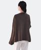 Keulleiseu Seri Loose Fit Cape Layered T-Shirt 2-Piece Set_Ivory
