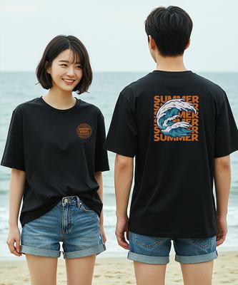 Jeneleolwogseu G-Cool-Summer-02 Cooling Ice Graphic Short Sleeve T-Shirt 4 Colors (Type A)
