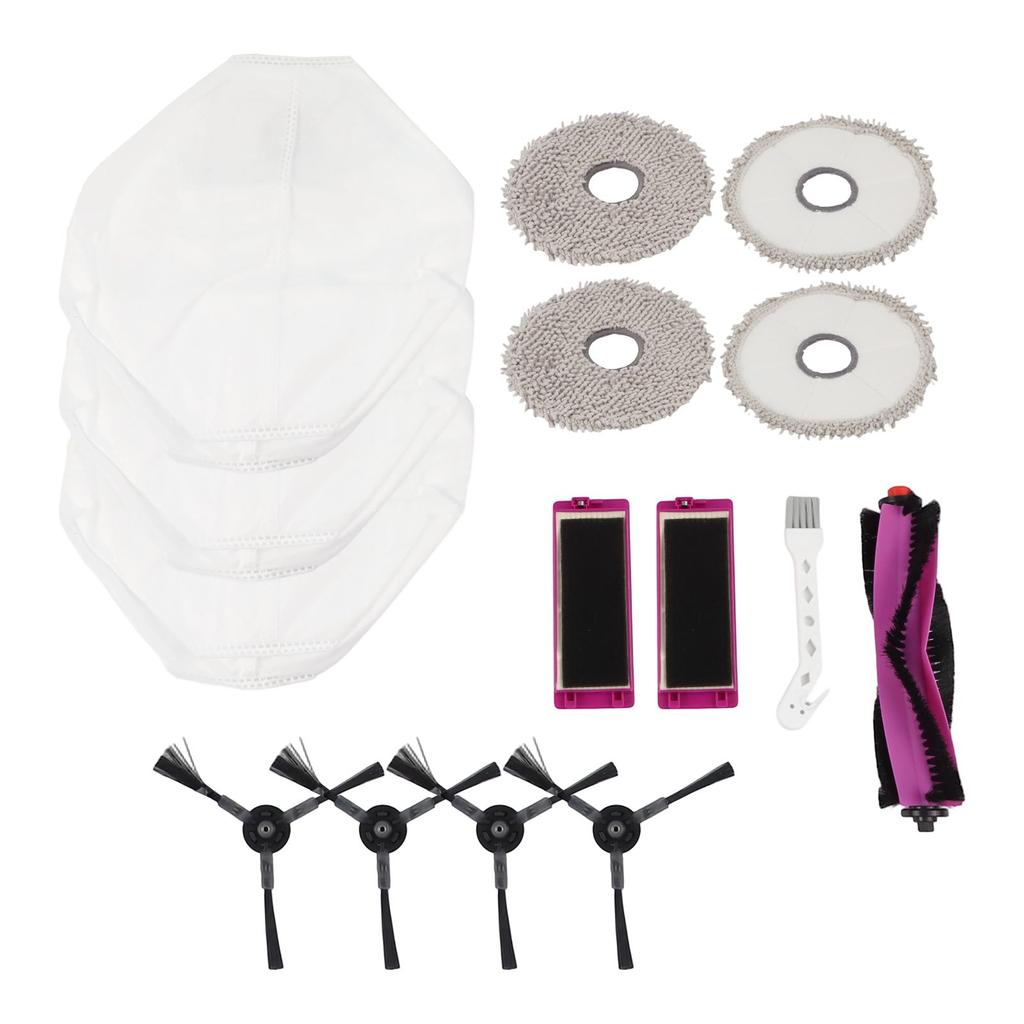 Main Side Brush Filter Mop Cloth Bag Kit For EUREKA V15 Pro For EUREKA J15 Vacuum Cleaner Accessories Replacement Parts