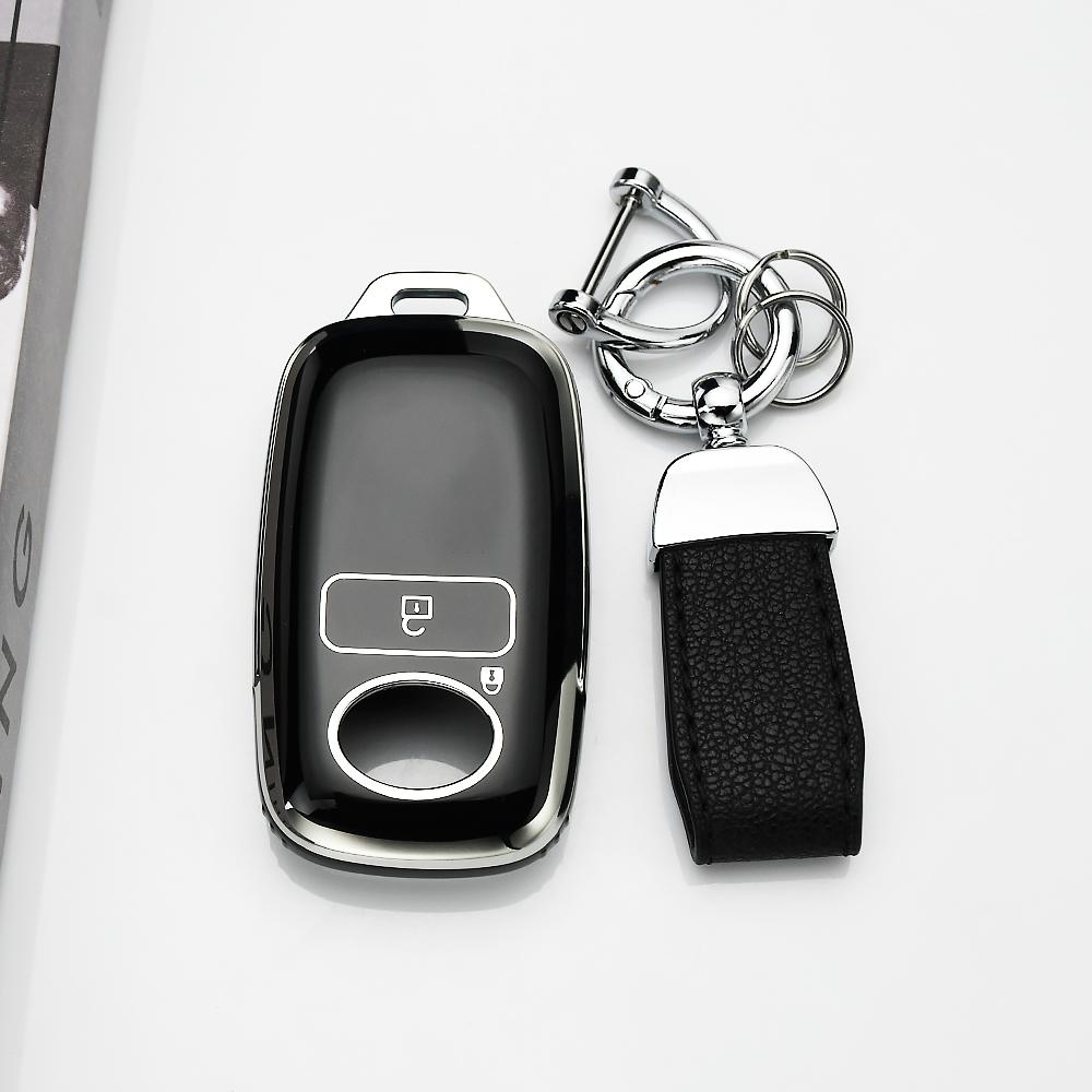 Auto Shell Keyring Case Keyless Protector Car Key Cover for Toyota Veloz Avanza Rush Daihatsu Genuine Perodua Yaris Ativ Raize