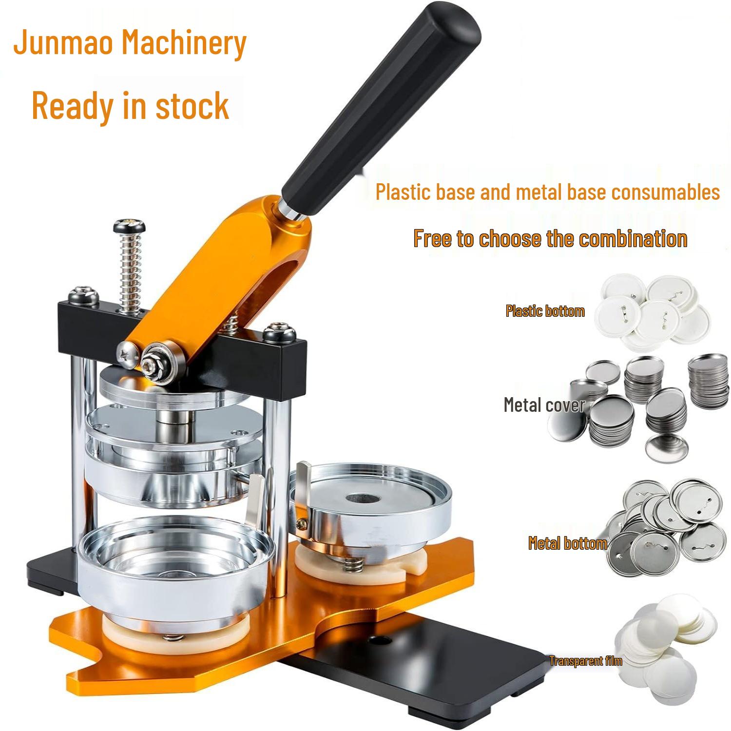 All-Metal Aluminum Alloy Badge Machine for