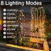 LED Solar Power Feuerwerk Lichter Garten Dekoration Fee Lichter Wasserdichte Outdoor Löwenzahn Rasen Lampe für Terrasse Garten