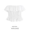 Kaslead New Arrival Women's Clothing Fashion Style Fashion All-Match Tube Top Poplin Tops 3009205