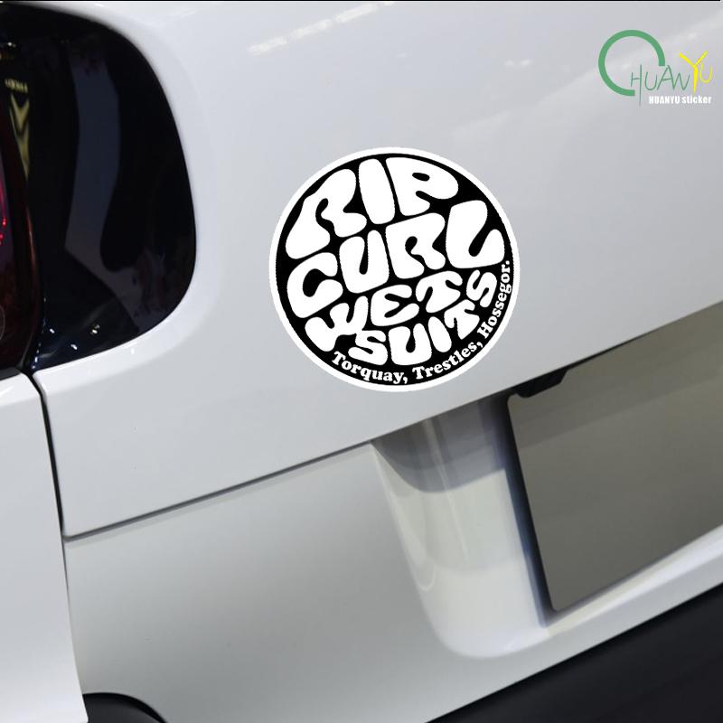 Fashionable sports Ripcurl car sticker cute cartoon art anime bumper sticker waterproof sun protection