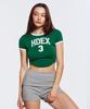 HDEX Women'S 3 Edition Crop Short Sleeve (Green)