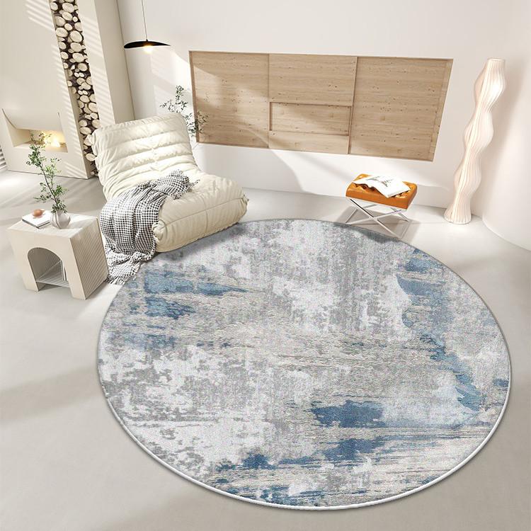 Minimalism Decoration Round Living Room Carpet Abstract Large Area Antiskid Rugs Lounge Bedroom Sofa Easy Clean Chair Mat Study