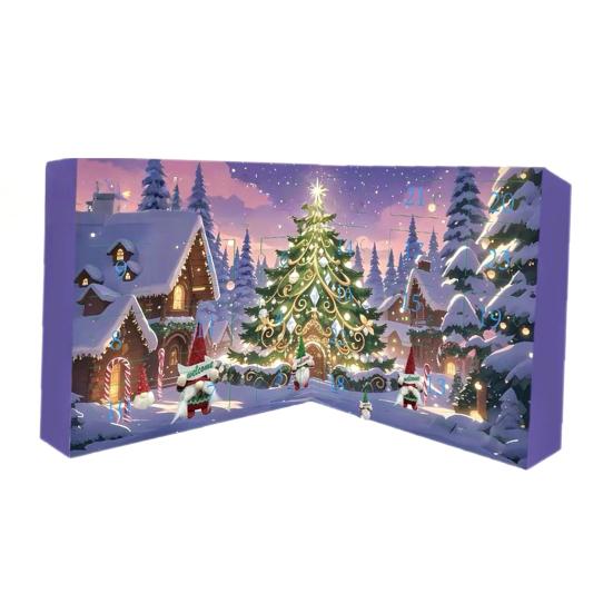 2025 Gnomes Advent Calendar 24 Days Christmas Countdown Calendar with 24 Pcs Collectible Figures Dwarf Ornaments for Holiday Decor