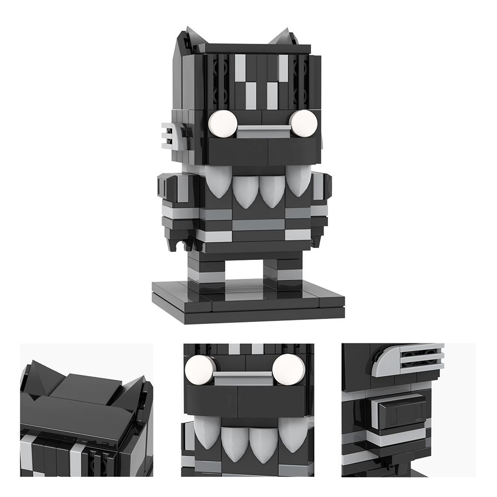 MOOXI Filmreihe MOC Steine Set Figur BrickHeadzed Modell DIY Bausteine Montessori Kinder Bildungsspielzeug Für Kinder Geschenk
