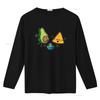 Womens Pooping Avocado Tortilla Chip Guacamole Poop Turd Vegan T Shirt Black 2XL vintage Washed fashion Casual Stylish Soft