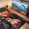 Demon Slayer Print  Cushion Non-slip Laptop Tablet Big Mousepad XXL Mat Mini PC Playmat With Lock edge