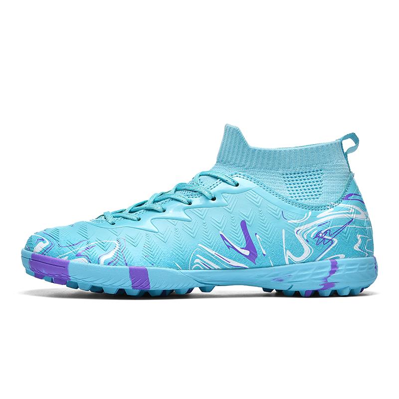 35-45 Unisex Football Boots Rubber Soft Sole Short Nail Artificial Turf Youth Children Football Shoes Boys Soccer Shoes