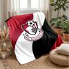 Bournemouth Football Print Flannel Blanket, Soft Warm Lightweight Throw Blanket for Sofa Bed Camping