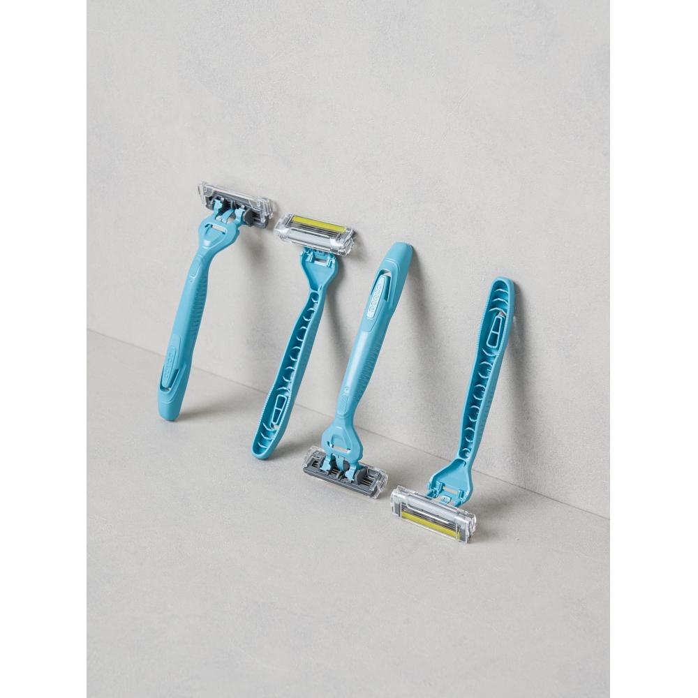Daiso Doruko Eco 3 Shaver 4 Pack