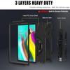 Funda Giratoria Para Samsung Tab S5E SM-T720 T725 A 10.5 T590 T595 10.1 T510 T515 Cubierta Resistente Correa de Mano Hombro