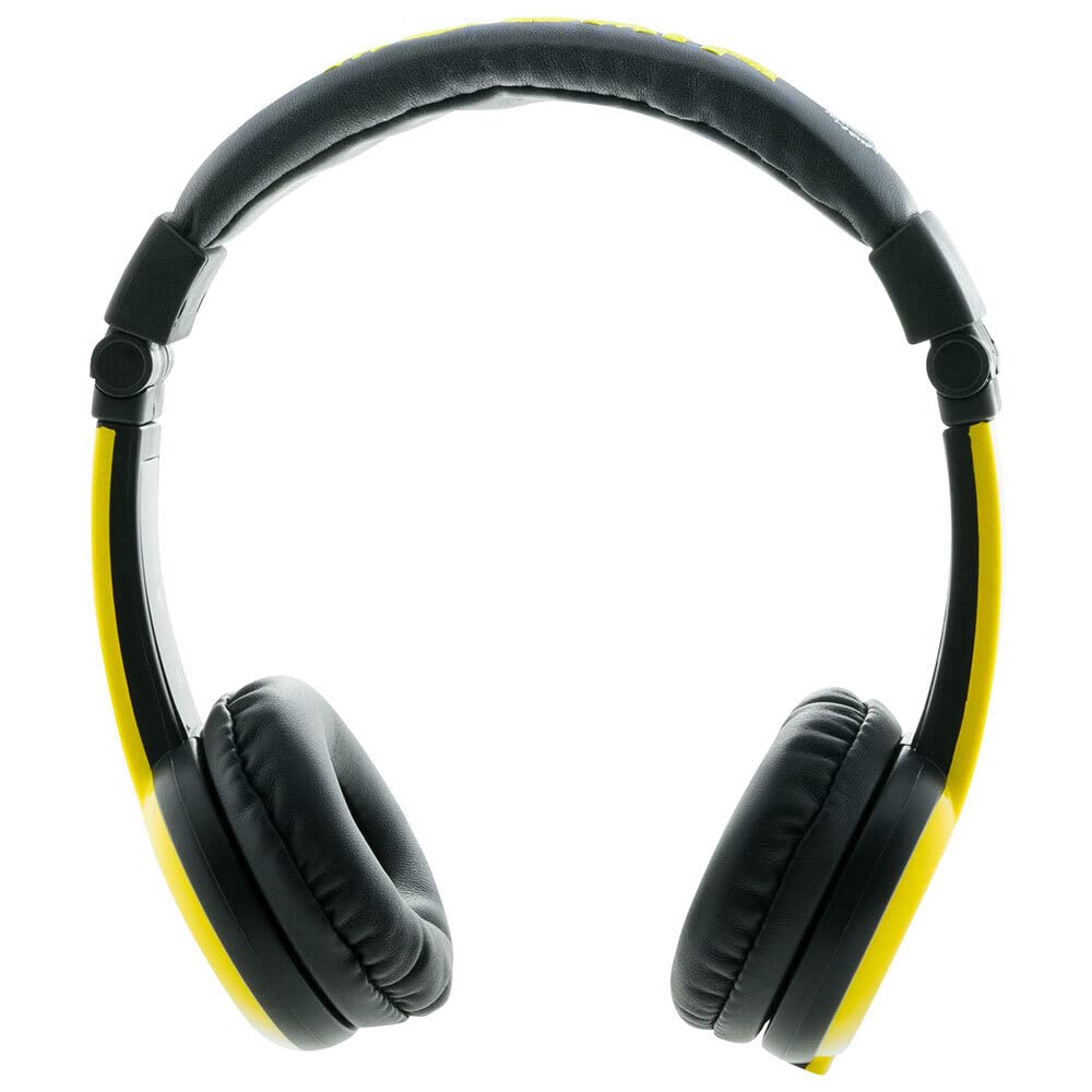 Onanoff BuddyPhones Headphones with Volume Limiting Structure that is Gentle on Ears 976236 Children's Children's (Stinky, Yellow)