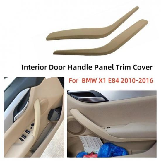 

Beige Inner Handle Interior Door Panel Pull Trim Cover For BMW X1 E84 2010-2015