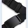 Luxury Brand Nylon Braided Belt Business Casual Canvas Strap Men Automatic Buckle Waistband