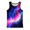 Colorful Graffiti Men's Vest Summer Street Casual Comfortable Sleeveless Sports T-Shirt Y2K Top