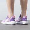 New Adidas 3 Boa Low Top Kids' Running Shoes Purple White Kids' HP5808
