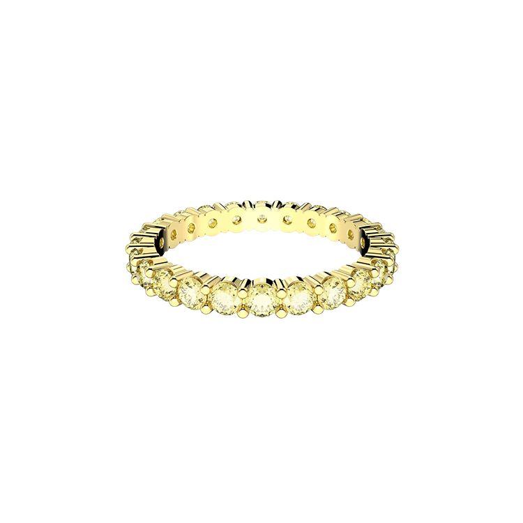 Swarovski Matrix Round Cut Imitation Crystal Ring Women rings 5658667 55