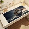 Pirate Ship Pattern Design Anime MousePad Nonslip Locking Edge PC Laptop Accessories Rubber Office Keyboard Game XXL DeskMat