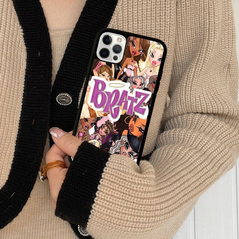 Cute B-Bratz Doll Phone Case For IPhone 17 Pro 16 Plus 16 Pro Max 15 14 13 12 11 PC+TPU Back Cover