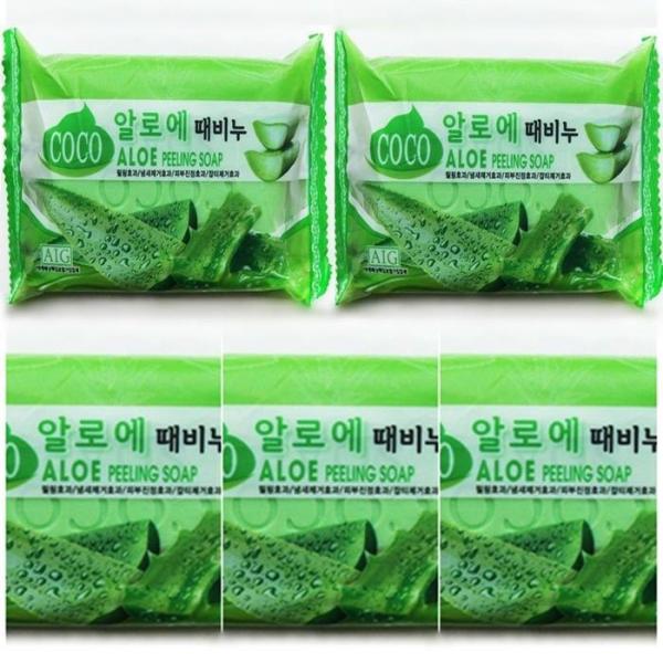 [OF7O25Q5] Aloe Vera Soap 5P Aloe Vera Soap (12141206)