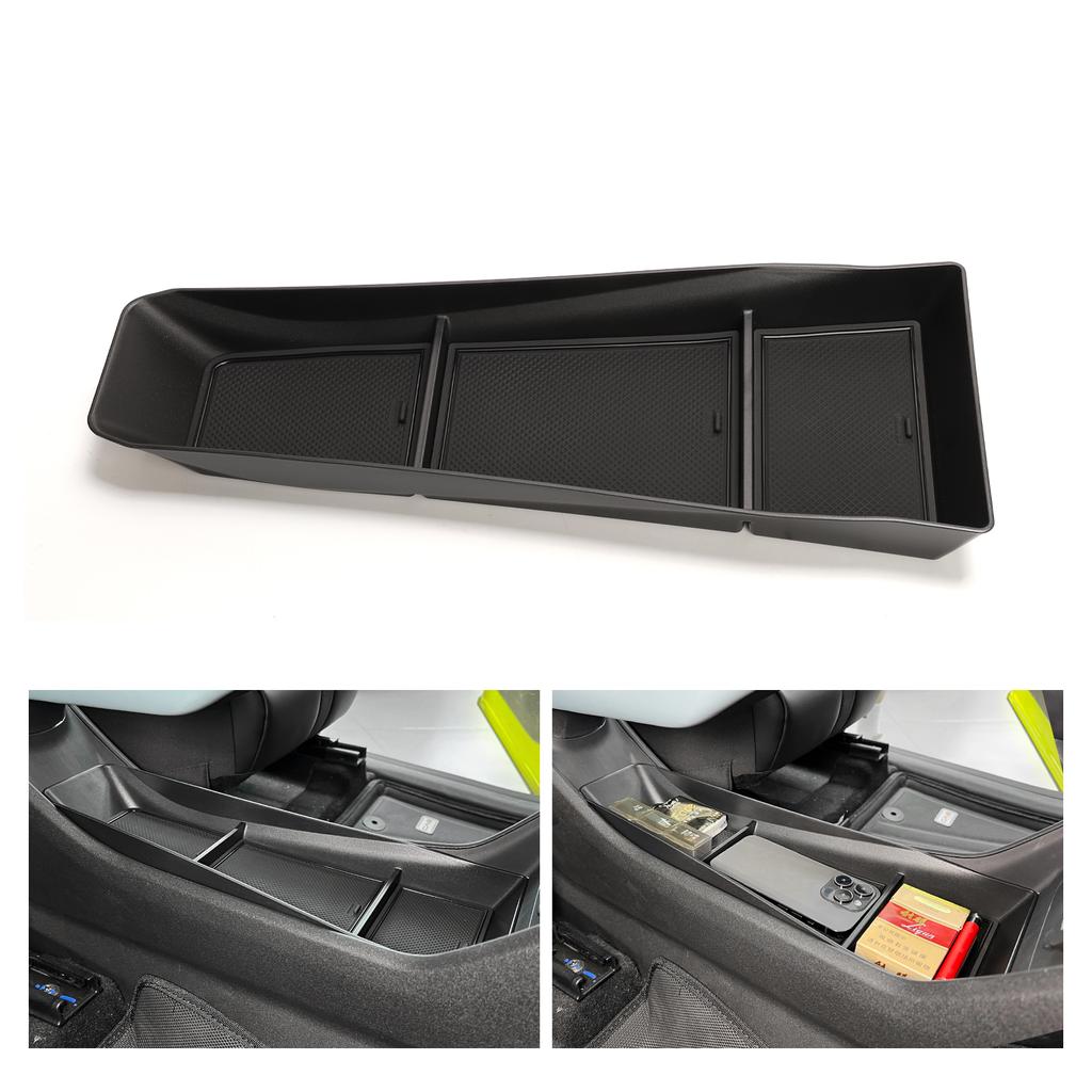 For BYD SEAGULL/BYD Dolphin Mini Center Console Storage Tray Car Central Lower Layer Box Organizer Accessories Tidying